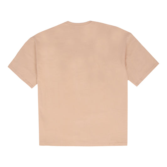 Solids - Beige Oversized T-shirt