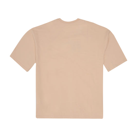 Modern Tarzan - Beige Embroidery Oversized T-shirt