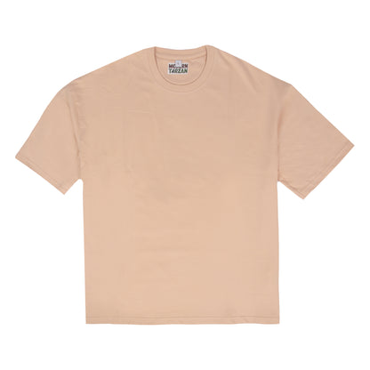 Solids - Beige Oversized T-shirt