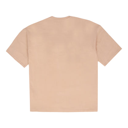 Solids - Beige Oversized T-shirt