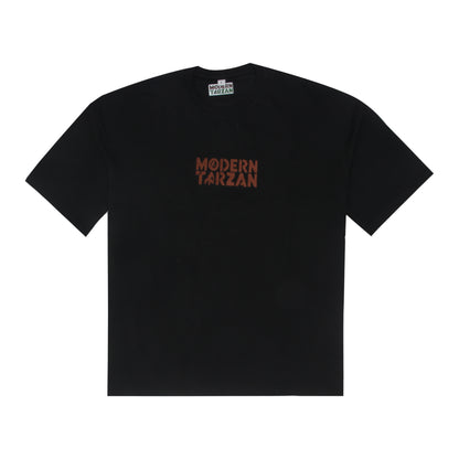 Modern Tarzan - Black Embroidery Oversized T-shirt