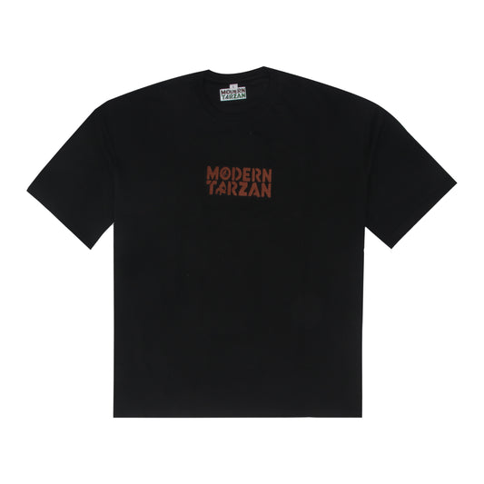 Modern Tarzan - Black Embroidery Oversized T-shirt