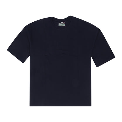 Solids - Navy Blue Oversized T-shirt