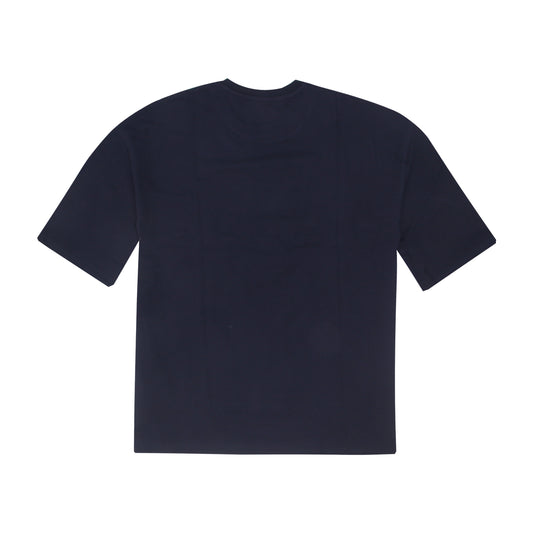 Modern Tarzan - Navy Blue Embroidery Oversized T-shirt